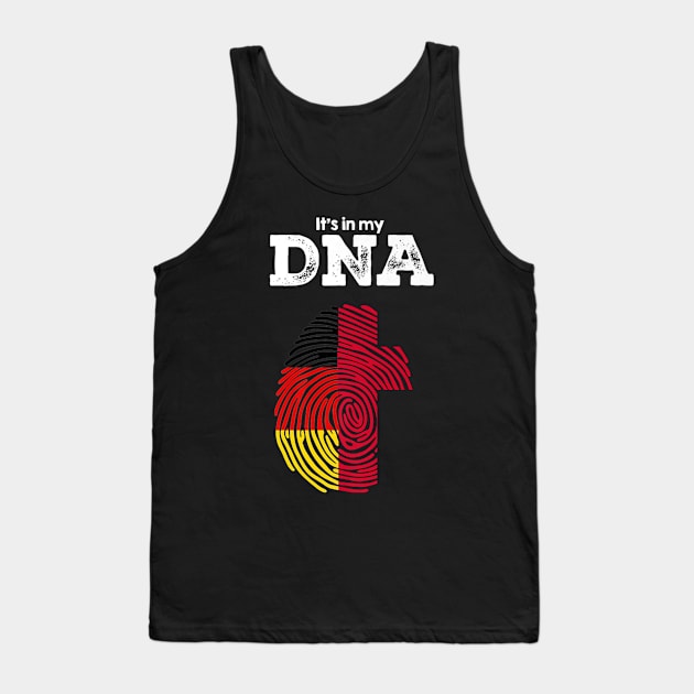 My Dna German Christianity Patriot Apparel Tank Top by Stick Figure103